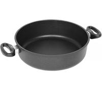AMT Gastroguss Faitout Ø 26 cm, hauteur 8 cm, poêle avec deux poignées latérales, ne convient pas à l'induction, passe au four, finition anti-adhésive Lotan®, fonte d'aluminium (aluminium), AMZN-826