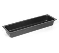 AMT Gastroguss Gastronorm AMZN-I-55316 Récipient haut GN 2/4 lisse, adapté à l'induction, 53 cm x 16,2 cm, hauteur 5,5 cm, sans poignées, revêtement anti-adhésif Lotan®