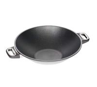 AMT Gastroguss Wok à induction avec 2 poignées latérales, Ø 36 cm