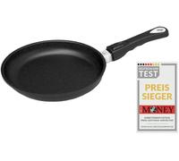 AMT Poêle pivotante 24 cm avec manche amovible antiadhésif en fonte d'aluminium 4 cm