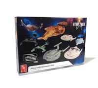 AMT Set de vaisseau Star Trek Adversaries & Allies – Échelle 1:2500 – Niveau de compétence 2