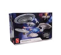AMT Star Trek U.S.S. Enterprise Ensemble de quatre navires à l'échelle 1:2500