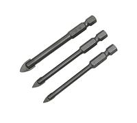 Amtech F0972 Lot de 3 forets hexagonaux pour carrelage et verre