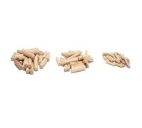 Amtech - Lot de 90 chevilles en bois assorties pour le bricolage à la maison, l'assemblage de meubles, le travail du bois, et plus encore, durables, offrent stabilité, faciles à utiliser