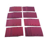 Amtech V4056 Lot de 40 feuilles abrasives carrées grain mixte 110 x 100 mm