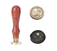 Amtol Kit de cachet de cire en forme de montgolfière pour cartes lettres, invitations, emballage cadeau