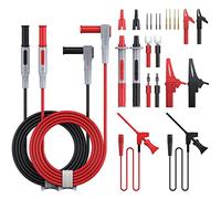 AMTOVL Câble Multimètre Câble de Test Multimètre électrique 24 en 1 avec Clip d’alligator Conde de Test Préhenseur à Ressort Fiche Banane - Embout de Cordon Testeur pour Testeur de Circuit de Tension