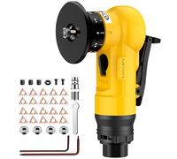 AMTOVL Machine à Chanfreiner Pneumatique Manuelle 30000 rpm 4 Vitesses Réglables Poignée à une Main kit d’Ebavurage d’Angle avec 20PCS lameS 4pcs roulements pour Ebavurage en Métal Ebavurage du Bois