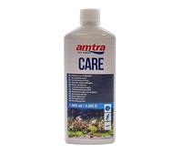 Amtra Care - Bioconditionneur d'aquarium d'eau douce, rend immédiatement l'eau du robinet sûre pour les poissons, élimine le chlore et les métaux lourds, 1000 ml