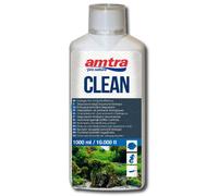 Amtra Clean - Purificateur d'eau d'aquarium naturel avec des micro-organismes qui éliminent l'ammoniac et les nitrites - Réduit les changements d'eau - 1000 ml
