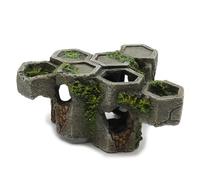 Amtra Deko Shrimp Playground Piastro Décorations pour Aquarium d'eau Douce et Marine en résine pour Aquariums et bassins de Poissons, Non Toxique, large/13,3 x 7 x 10,7 cm