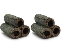 Amtra Deko Shrimp Playground Tubes Décoration Aquarium Eau Douce et Marine en résine pour Aquariums et bassins de Poissons, Non Toxique, Moyen/9 x 7,3 x 7 cm (Lot de 2)