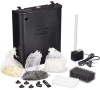 Amtra Filtering Box Black 150 - Filtre Biologique Interne pour Aquariums avec Pompe des 520 L/H et Matériaux Filtrants Professionnels