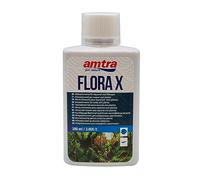Amtra Flora X - Supplément de fer et oligo-éléments pour aquariums, Engrais pour plantes d'aquarium, pour eau douce, 300 ml