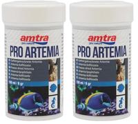 Amtra Pro Artemia - 100% Pur Lyophilisé Artemia Salina en Cubes pour Poissons d'eau Douce et Marins 100 ML (Lot de 2)