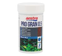 Amtra Pro Gran Micro 0.5 - Aliment Complet pour Petits Poissons Rouges d'eau Douce et Marins, Microgranulés des 0,5 mm, 100 ML