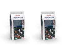 Amtra Pro Pod Stick - Aliment Complet pour Carpes Koï, Poissons Rouges d'Aquarium et Bassins d'Ornement, en Sticks Flottants des 12-14 mm, 2 L (Lot de 2)