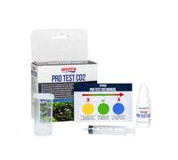 Amtra Pro Test CO2 - Test CO2 pour aquariums, contrôle qualité Facile et Rapide du dioxyde de Carbone, pour Eau Douce, avec échelle de référence, jusqu'à 100 Tests