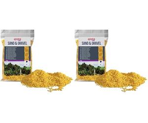 Amtra Wave Gravier Quartz Ceramisé pour Aquariophilie, Jaune, 5 kg (Lot de 2)
