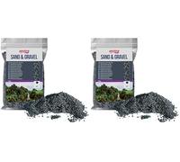 Amtra WAVE Gravier Quartz Ceramisé pour Aquariophilie Noir, 5 kg (Lot de 2)