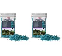 Amtra Wave Gravier Quartz Ceramisé pour Aquariophilie Turquoise, 5 kg (Lot de 2)