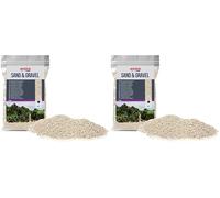 Amtra Wave Gravier Quartz pour Aquariophilie Blanc, 5 kg, Taille M (Lot de 2)