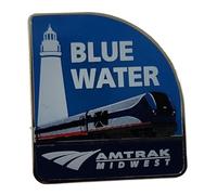 Amtrak Blue Water Route Collector Edition Épingle à chapeau émaillée