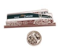 Amtrak Collector Edition Cascades NPCU Die Struck émail nickel chapeau épingle train