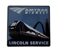 Amtrak Lincoln Service Route Collector Edition Épingle à chapeau émaillée
