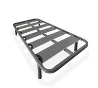 amuéblate Online Sommier renforcé à Lattes Larges, Anti-Bruit, Structure 40 x 30 mm avec Jeu de Pieds filetés, Solide et résistant 90 x 200 cm