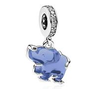 Amuefer Charms en Argent 925 Pour Bracelets et de Femmes, Perles animales Chats, Chiens, Empreintes de pattes, oiseaux, éléphants, pendentifs en perles, cadeaux d'anniversaire pour Famille et amis