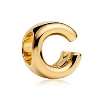 Amuefer Série lettre dorée S925, compatible avec les bracelets Pandora, un cadeau pour les femmes, les mères et les filles, y compris les anniversaires, la fête des mères et la Saint-Valentin., celui