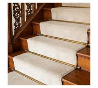 AMUFJJ Ensemble De Tiges Tapis D'escalier Support Coureur, Escaliers Intérieurs/Théâtres/Salles Concert Coureurs en Laiton Outils Fixes(14 pcs,38in/97cm)