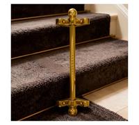 AMUFJJ Lot De 5 10 12 15 Et 20 Tiges D'escalier pour Tapis Sol, Support Sécurité pour, Empêche Les Chutes, pour Hôtel, Salle D'exposition(15 Pack,30in (76cm))