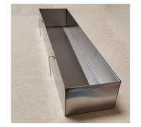 AMUFJJ mangeoire pour bétail chèvres Mangeoire À Bétail en Acier Inoxydable, Mangeoire Réutilisable pour Poulets/Canards/Moutons, Seau À Foin Et Abreuvoir 2 en 1(L 60cm (23 3/5in))