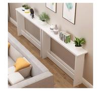 AMUFJJ Table Console étroite Table De Canapé Longue Et Très Étroite Derrière Le Canapé avec Étagère, Table D'entrée avec Dossier De Canapé Maigre pour Chambre(A,110x10x65cm/43.3x3.9x25.6in)