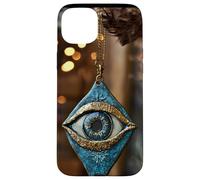 Amulette bleue contre le mauvais œil pour la chance Coque pour iPhone 15 Plus