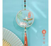 Amulette Brodée À La Main,Bricolage,Kit De Broderie Facile,Kit De Matériel De Gril À Coudre,Pendentif De Voiture,Lepoint Grossier Pour Maire Intérieur - Type T With Tool