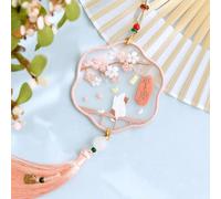 Amulette Brodée À La Main,Bricolage,Kit De Broderie Facile,Kit De Matériel De Gril À Coudre,Pendentif De Voiture,Lepoint Grossier Pour Maire Intérieur - Type L With Tool