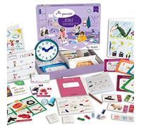 Amulette - Coffret Ma Première École - Jeu Éducatif 3 à 6 ans - 60+ Accessoires pour Jouer à la Maîtresse d’École Maternelle - Cadeau Enfant Fille Garçon Métier - Fabriqué en France - MATE
