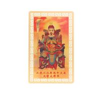 Amulette de Tai Sui 2026 - Carte de prière Feng Shui pour la chance, la richesse, le succès et la protection contre l'exorcisme - Cadeau de Bouddha - Amulette sûre - Apporte richesse et trésor