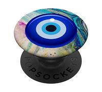 Amulette du mauvais œil, Nazar, Matias grec, Talisman PopSockets PopGrip - Support et Grip pour Smartphone/Tablette avec un Top Interchangeable