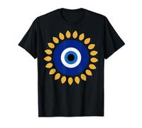 Amulette Graphique « Evil Eye is Nazar » avec breloque de Protection Grecque T-Shirt