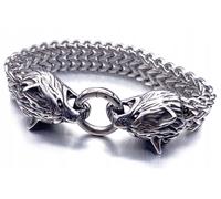 Amulette nordique des loups vikings 316L 250 BRANSOLET