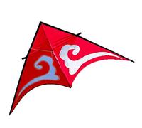 AMULONG Cerf-Volant, Triangle Cerf-Volant Facile À Voler Et S'envole Haut Une Excellente Façon De Profiter Et De Passer du Temps avec Vos Amis Et Votre Famille en Plein Air Beach Kite(Rot,400 Meters)
