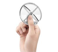 AMULONG Écrin à Accessoires 3pcs Boîte De Rangement Portable Transparente avec Couvercle 4 Grilles Mignonne À Pilules pour Bague, Bracelet, Collier, Boucles d'oreilles Coffre de Rangement(3pcsb)