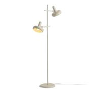 AMULONG Lampadaire Salon Nordic Floor Lamp Iron Tall Lamps with 2 Adjustable Metal Lampshades Standing High Pole Lampadaire Industriel