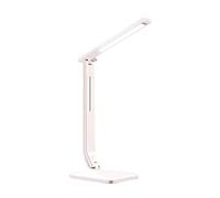 AMULONG Lampe de Lecture pour Dom Lampe De Bureau LED Avec Port Charge USB Lecture À Intensité Variable Table Commande Tactile Pour Chambre Coucher Protection des yeux(White)