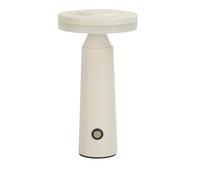 AMULONG Lampe de Lecture pour Dom Lampe De Table Sans Fil Avec Commande Tactile Rechargeable For Chambre Protection des yeux(White)