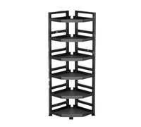 AMULONG Porte-Plante,Présentoir d'angle Étagère d'angle À 6 Niveaux en Acier Au Carbone, Support pour Casseroles De Cuisine, pour, Salle Bains, Salon Bibliothèque